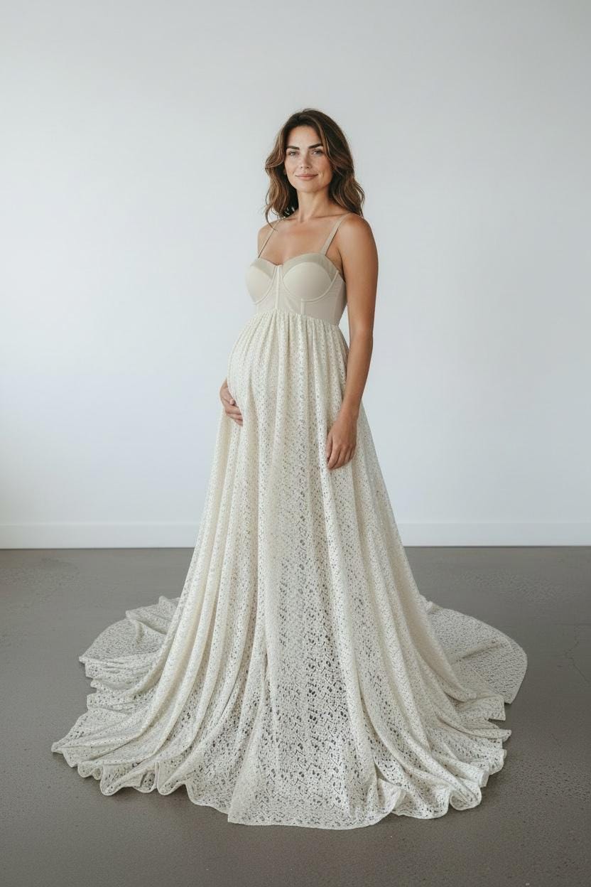 Lace Maternity Dress - Etsy