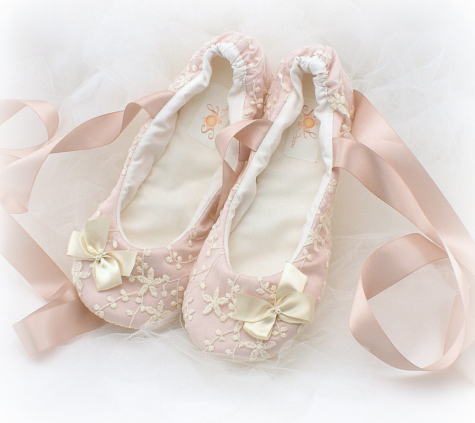 blush pink flower girl shoes