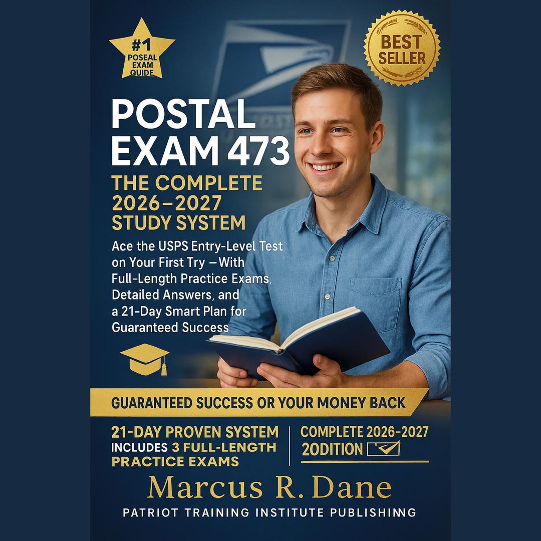 Postal Exam 473 Study Guide 2026–2027 PDF | 107 Pages | 21-day Plan ...