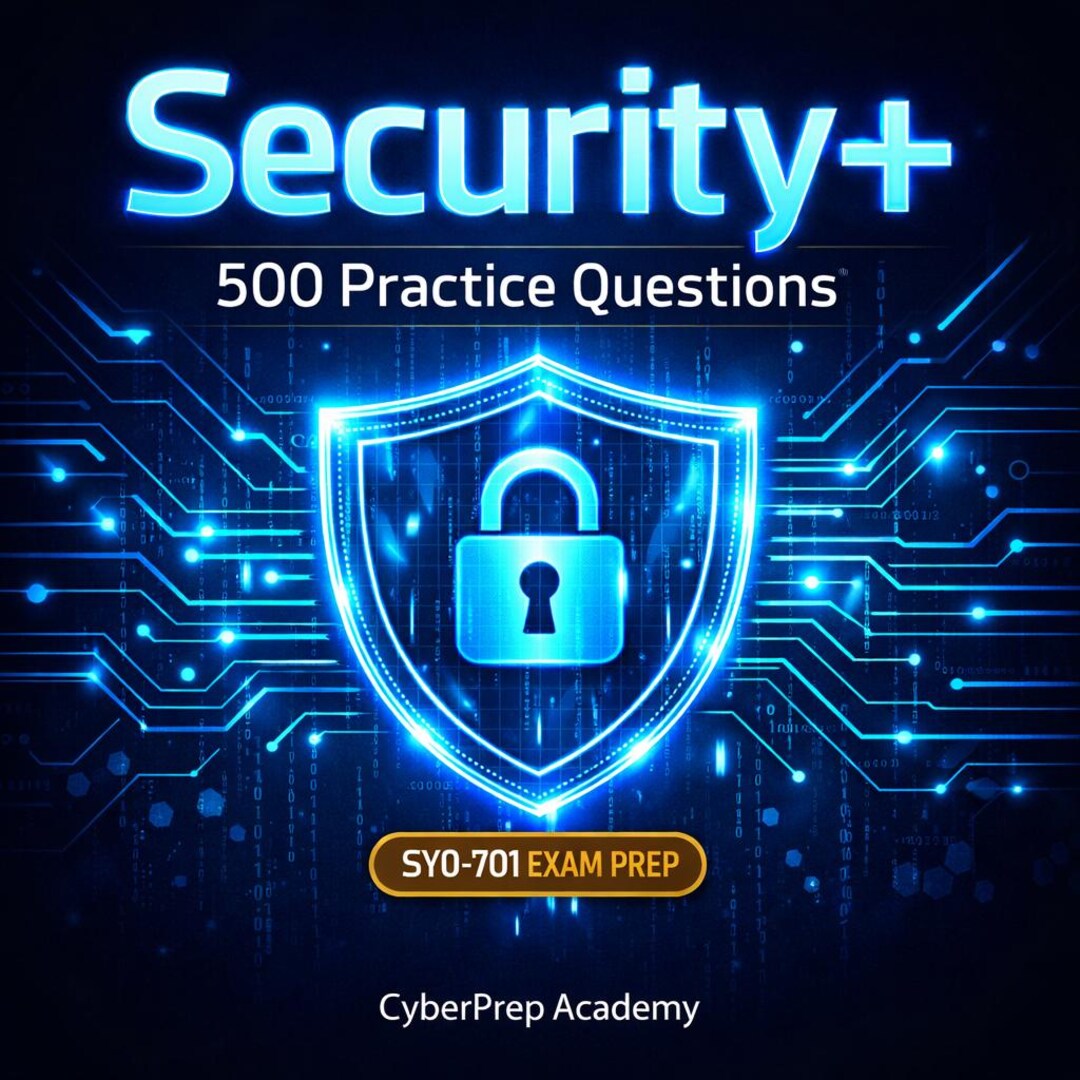 Comptia Security+ SY0-701 Exam Prep: 500 Practice Questions (PDF ...