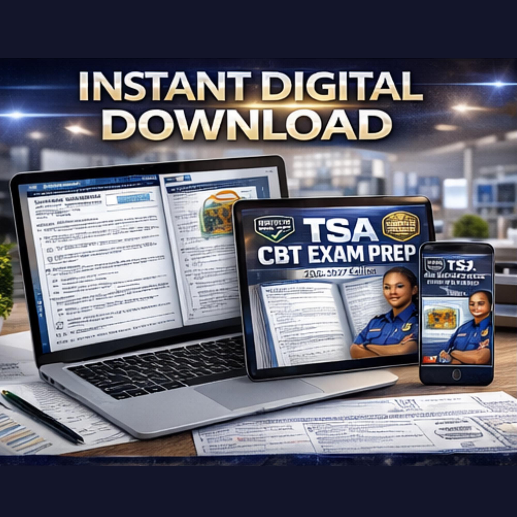 TSA Exam Prep 2026-2027 | Practice Questions | CBT Test Study Guide PDF ...
