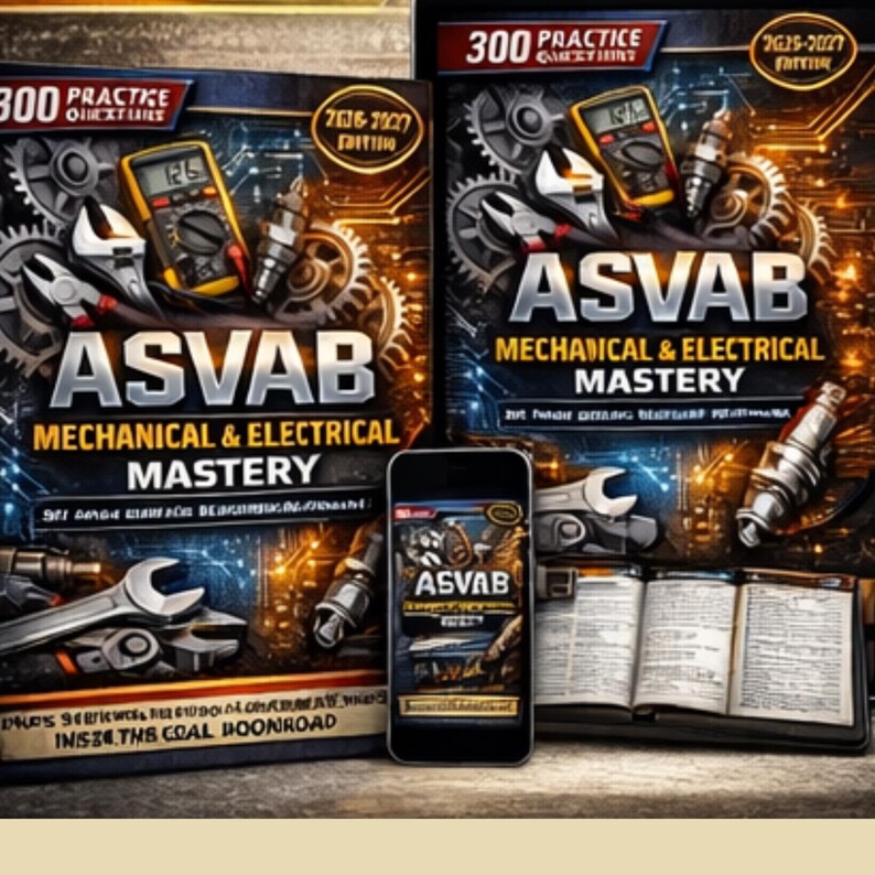 ASVAB Mechanical Exam Prep 2026-2027 | Electrical & Auto Shop Study ...