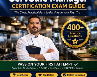 ServSafe Leiter der Exam Prüfung | 400+ Übungsfragen (PDF Download)
