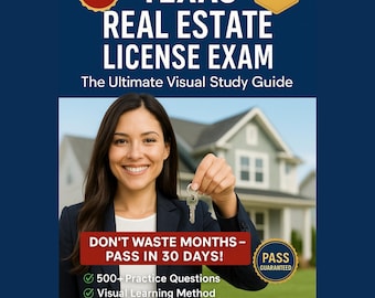 Texas Real Office Exam Case andweed | Visuelles Lernen, 500+ Fragen