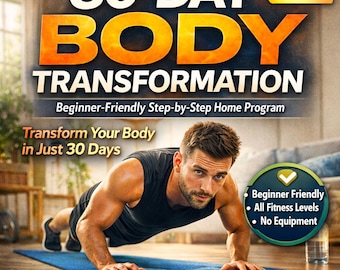 30 Tage Körper Transformation PDF | Trainingsplan für Zuhause, kein Fitnessstudio, keine Geräte