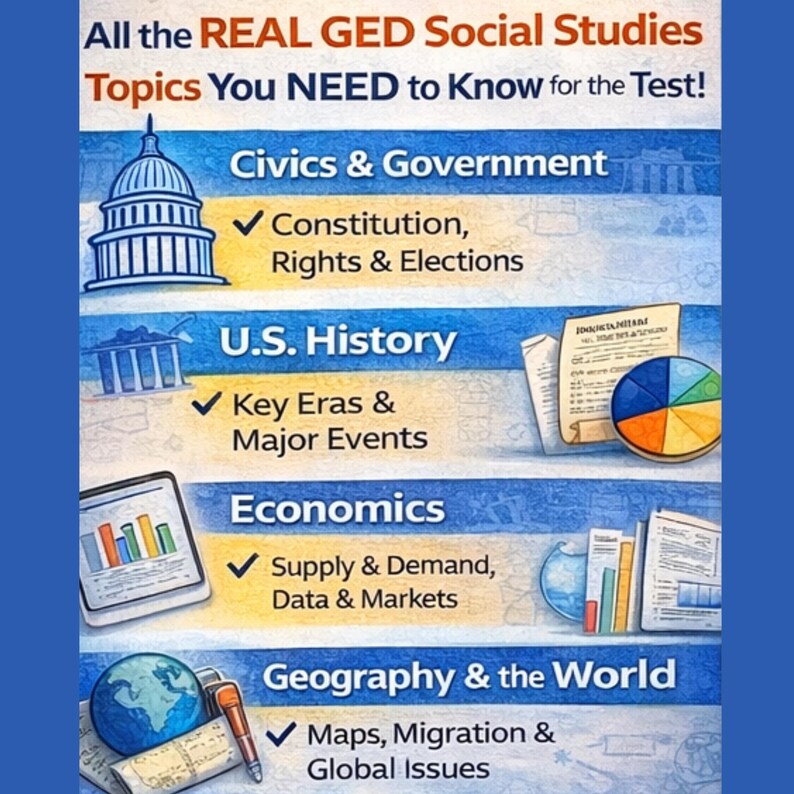 GED Social Studies Study Guide – Pass the Test Fast With Real Questions ...
