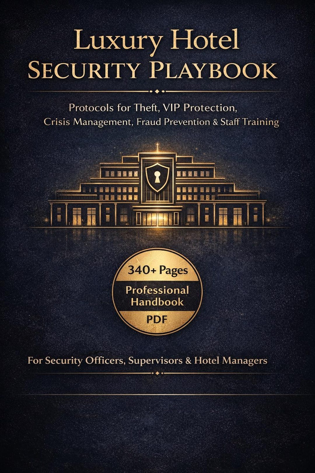 Livret PDF sur la sécurité des hôtels de luxe : vol, protection des VIP ...