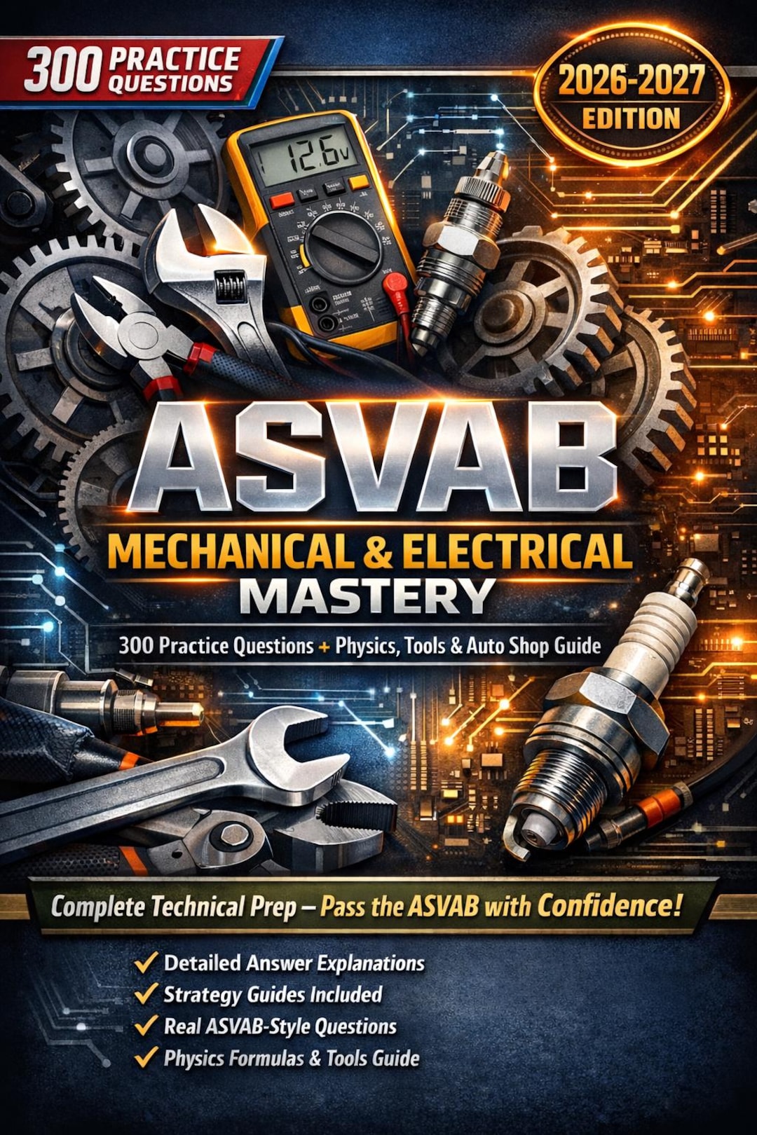 ASVAB Mechanical Exam Prep 2026-2027 | Electrical & Auto Shop Study ...
