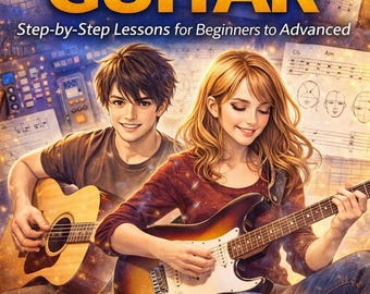 Guía para aprender a tocar la guitarra: paso a paso para principiantes (Descarga PDF, 90 páginas)