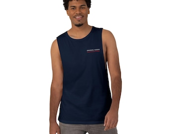 Original Human Frankrike Världskarta Linne, Minimalistisk Streetwear Muskeltröja