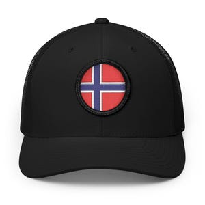 Norway Flag Patch Embroidered Cap | Norwegian Baseball Cap, Norway Gift, Scandinavian Hat, Viking Style Cap, UnisexTravel Hat
