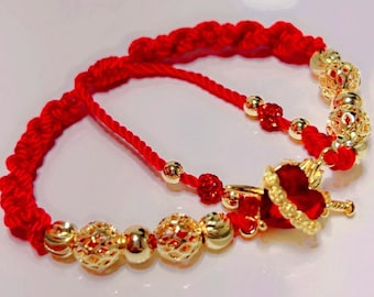 Pulsera del Sagrado Corazón hecha a mano