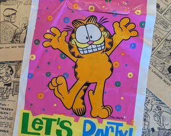 1990's Vintage GARFIELD Loot Bag, Jim Davis 1978 United Feature Syndicate,Inc.