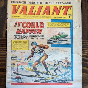 Valiant (UK 1964-1971 Fleetway/IPC) Dec 3 1966 Comic Book