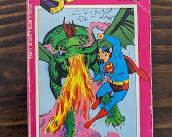 Vintage 1978 DC Superman: The Mightiest Superhero In The Galaxy. Pocket Comic, Tempo Books