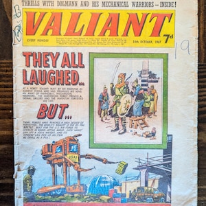 Valiant (UK 1964-1971 Fleetway/IPC) Oct 14 1967 Comic Book
