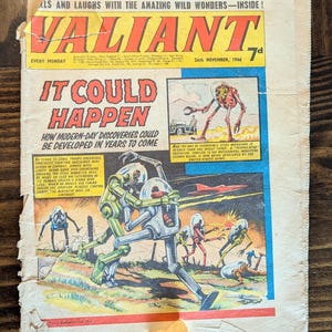 Valiant (UK 1964-1971 Fleetway/IPC) Nov 26 1966 Comic Book