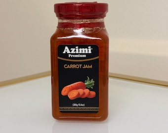 Azimi Natural Carrot Jam - Vegan, Non-gmo, 13.4 Oz