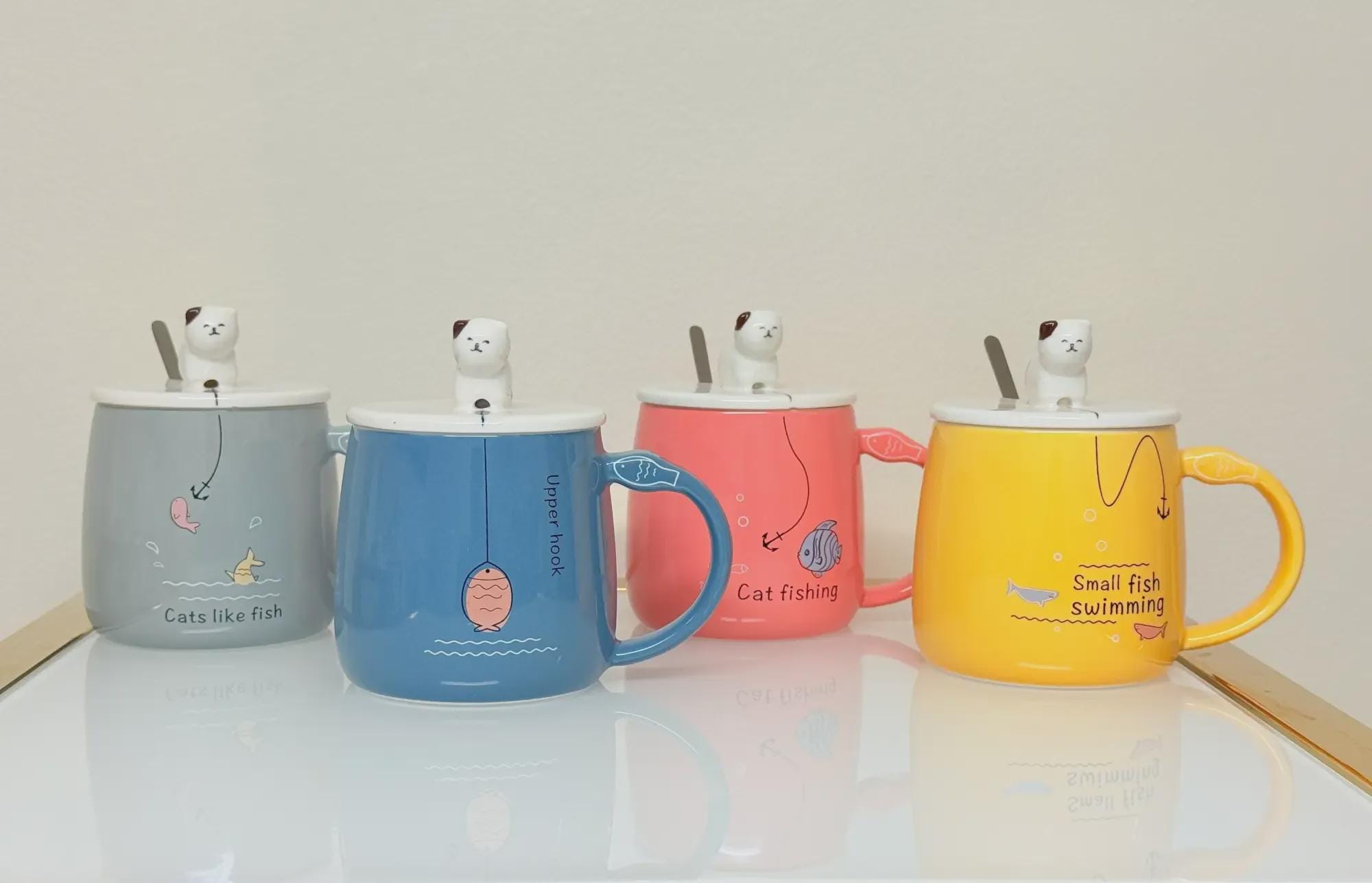 Cat Mug With Lid - Etsy