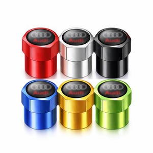 Audi Ventilkappen Radschaft | Metall Reifen Nabe Staub Cover Audi Zubehör Geschenk Logo