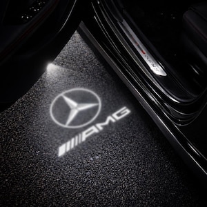 Mercedes Benz deurprojectorverlichting Mercedes-logo led-welkomstverlichtingsdisplay voor Audi-modellen (controleer op compatibiliteit)