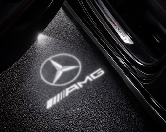 Mercedes Benz Door Projector Lights Mercedes Logo LED Welcome-Light Display for Audi Models (Check-Compatibility)