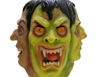 Latex Full-Head HalloweenThree Face Mask Sets