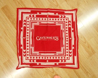 小物 Lee 50s cowboy bandanna 1950s Red HD Lee Riders Rodeo 100% Cotton BANDANA, Cowboy Western
