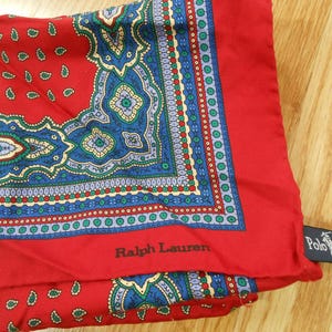 Vintage Ralph Lauren Scarves - Etsy
