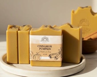 Cinnamon Pumpkin Handmade Soap Bar