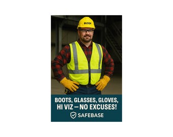 No excuses wear your PPE
