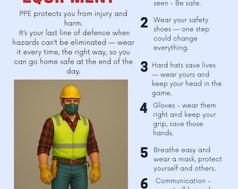 PPE improves safety, awareness and visibility