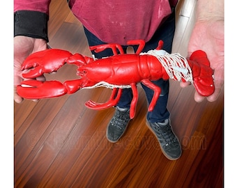 Large resin lobster ornament