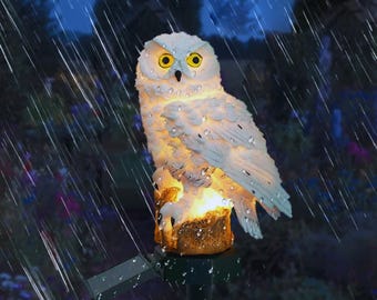 Solar Owl Garden Light – Waterproof Outdoor Yard Decor