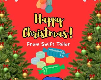 Plantilla de tarjeta navideña editable / Tarjeta navideña de Canva (descarga digital)