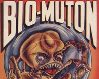 Bio-Muton - 10x16 Giclée Canvas Print of a Vintage Science Fiction Pulp Paperback Cover