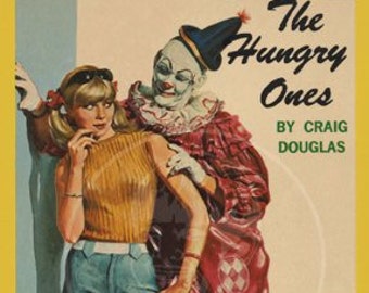 The Hungry Ones - 10x16 Giclée Canvas Print of Vintage Pulp Paperback