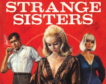 Strange Sisters - 10 x 17 Giclée Canvas Print of Vintage Pulp Paperback