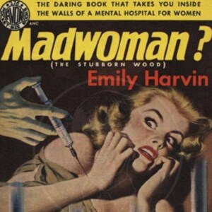 Madwoman 10x15 Giclée Canvas Print of a Vintage Pulp Paperback Cover image 1