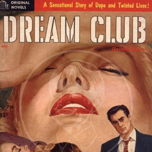 Dream Club - 10 x 14 Giclée Leinwand Druck von einem Vintage Zellstoff Taschenbuch Cover
