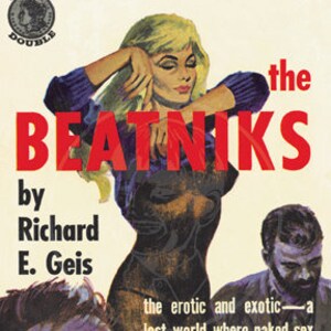 The Beatniks 10x15 Giclée Canvas Print of Vintage Pulp Paperback image 1