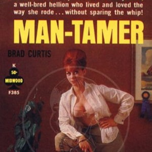 Man-tamer - 10x17 Giclée Canvas Print of Vintage Pulp Paperback