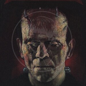 Frankenstein - 10 x 16 Giclée Leinwand Druck von einem Vintage Zellstoff Taschenbuch Cover