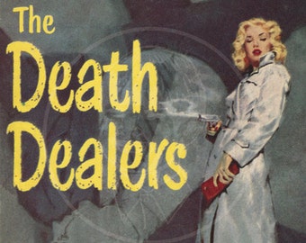 The Death Dealers - 10x15 Giclée Canvas Print of a Vintage Pulp Paperback Cover