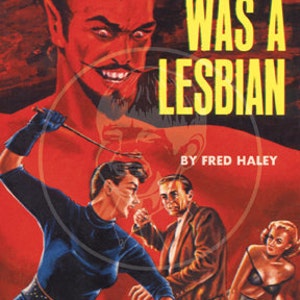 Satan Was a Lesbian - 10x16 Giclée Canvas Print of Vintage Pulp Paperback