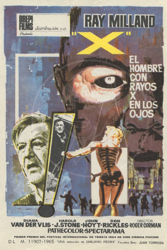 X 10x15 Giclee Canvas Print Of Vintage Spanish Movie Flyer Etsy