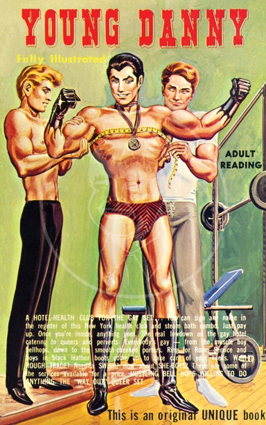 Danny Rand Gay Sex - Young Danny 10 X 16 GiclÃ©e Canvas Print of Vintage Gay Pulp - Etsy