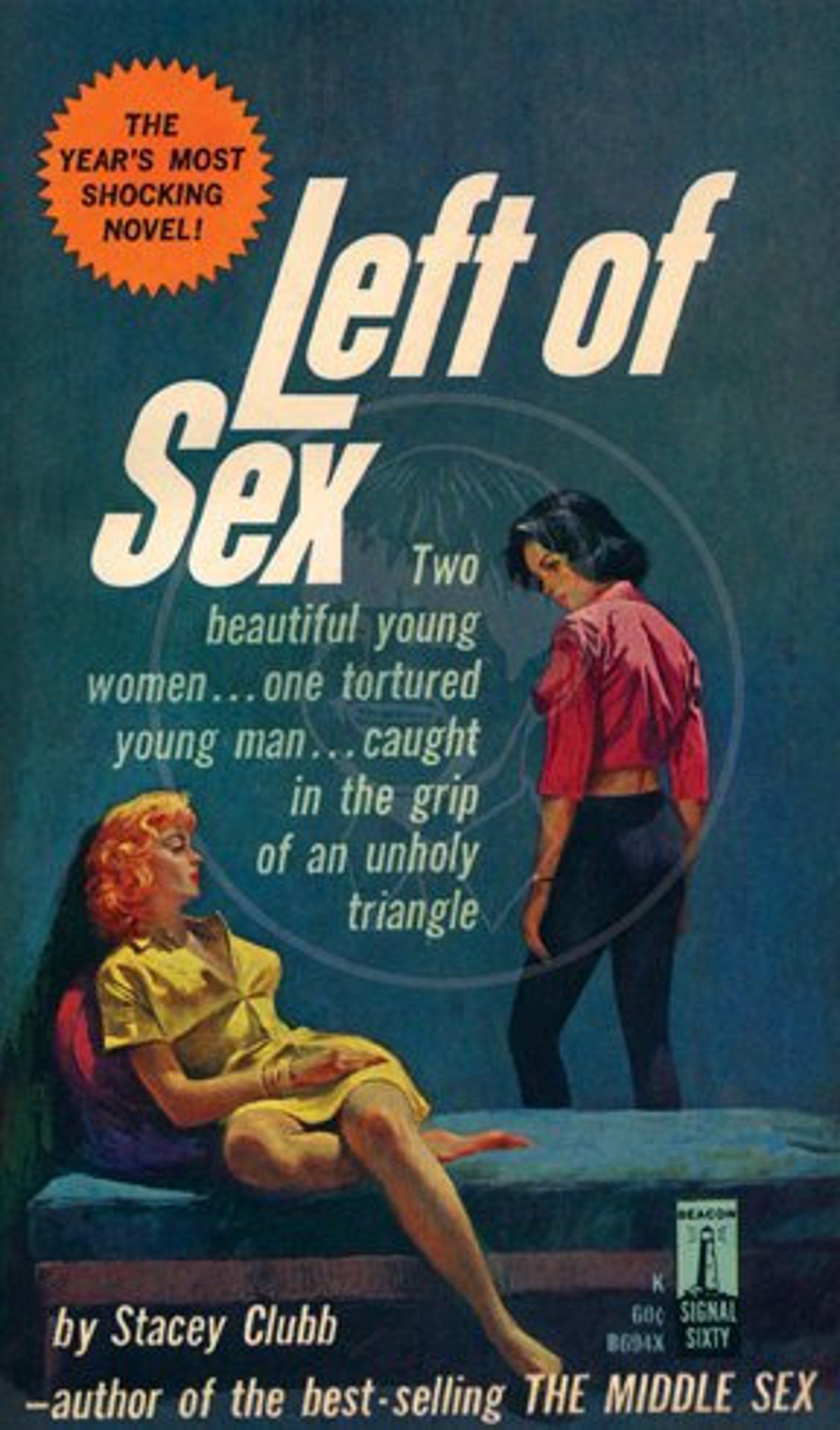 Left Of Sex 10x17 Giclée Canvas Print Of Vintage Pulp Etsy 