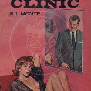 Thrill Clinic - 10x17 Giclée Canvas Print of Vintage Pulp Paperback