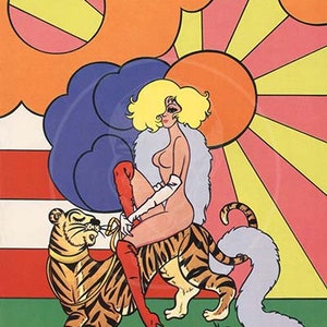 Dunes Las Vegas casino De Paris Revue 1969 - 10x17 Giclée Canvas Print d’une carte postale vintage